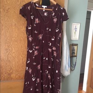 Leith (Nordstrom) drip waist dress with slit